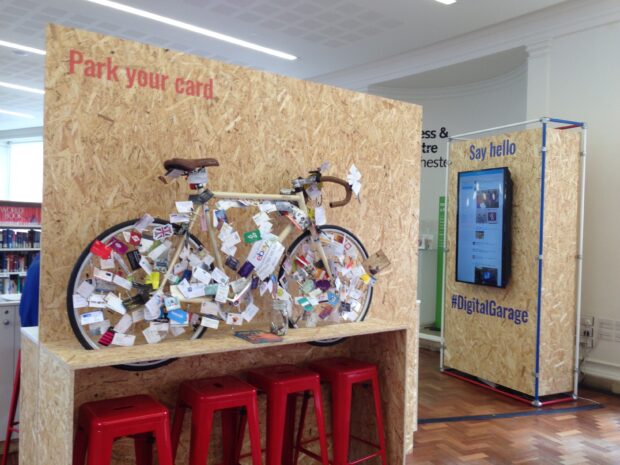 Google Digital Garage in Manchester Central Library. Photo credit: Helen Milner/Tinder Foundation