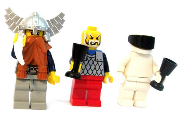 Lego Ethelred and lego spaceman