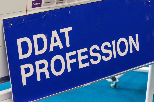 A sign that reads "DDaT Profession".