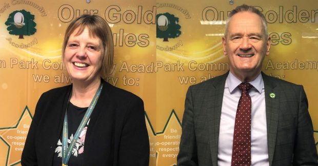Senior leaders Keith and Gill