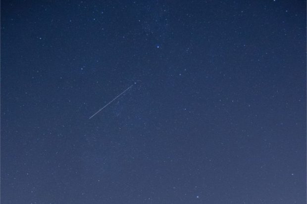 Meteor in the sky