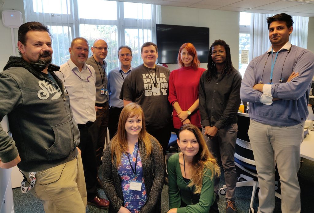 The 10 members of the Gforms team