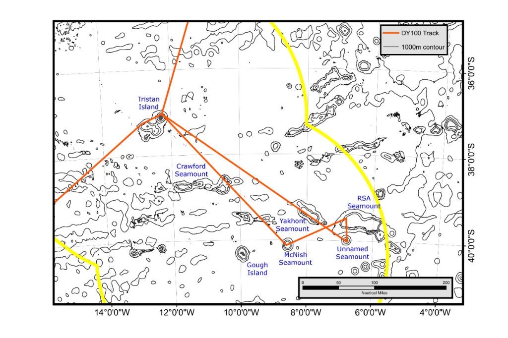 a map of the sea floor