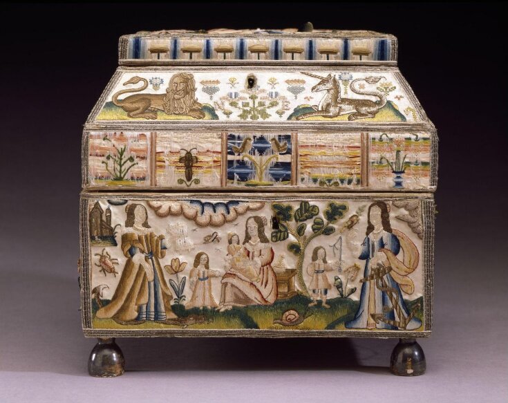 Embroidered Casket top image