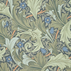 About John Henry Dearle Granville, a beloved Dearle Arts & Crafts pattern design, originally for wallpaper