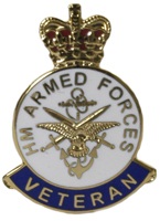 Veteran armed forces badge
