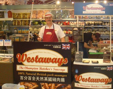 Charles Baughan finds family values, integrity and a willingness to wear butchers' whites wins over the Japanese market Charles Baughan finds family values, integrity and a willingness to wear butchers' whites wins over the Japanese market