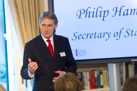 Secretary of State for Defence Philip Hammond in Germany Secretary of State for Defence Philip Hammond in Germany