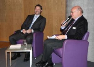 Dan Rutstein and Walter Momper, former Mayor of Berlin