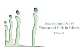 International Day of Women and Girls in Science logo. February 11