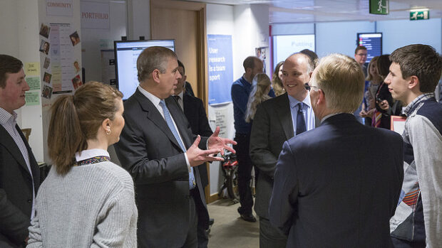 The Duke of York visits GDS