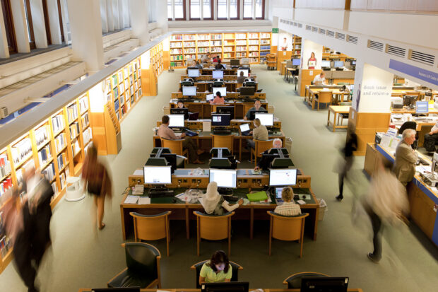 Business & IP centre in the British Library.