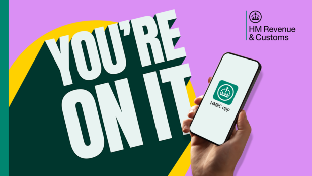 You're on it poster with HMRC logo