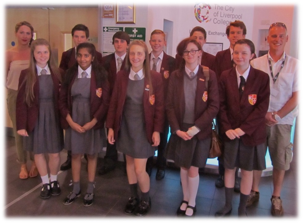 Schoolchildren and teachers