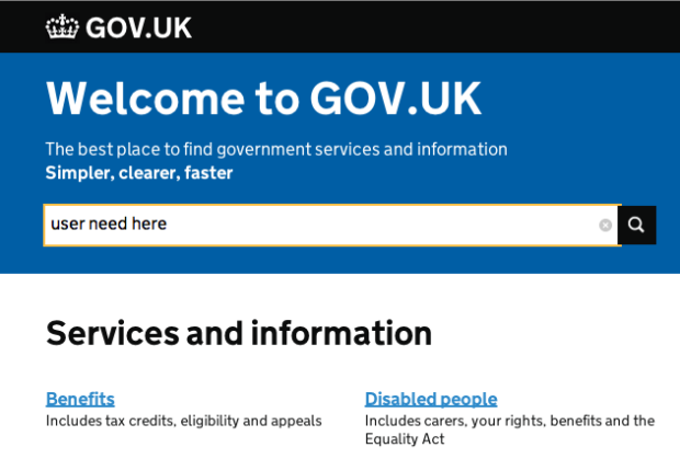 Helping government find user needs with analytics