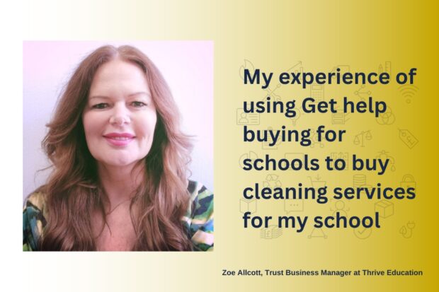 Photo of Zoe Allcott on yellow background