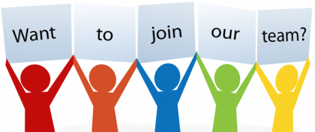 sign saying want to join our team