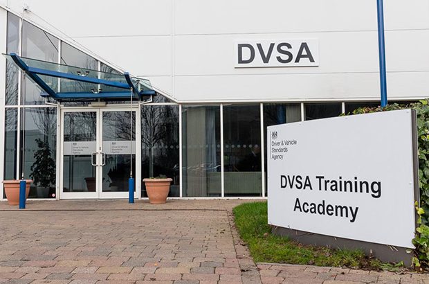 Front of a DVSA training academy building