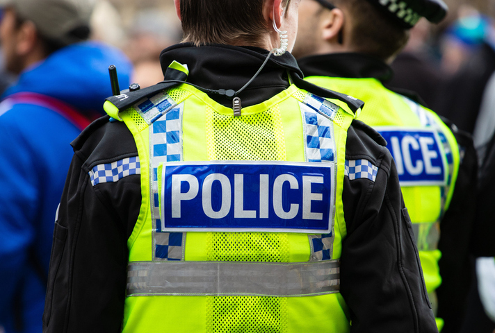 Police Officers in yellow vests
