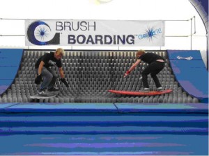 Brush Boarding Brush Boarding: surfing without waves?