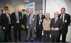 Lord Davies is second from the right (can you spot me?)