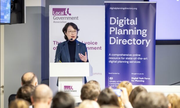Dr Wei Yang OBE-CEO Digital Task Force for Planning at the launch of the Directory.