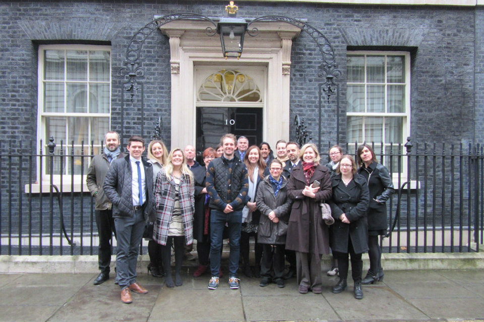 interchange week participant outside No 10