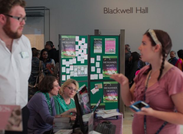 Launch of the Adult Reading Challenge. Photo credit: Oxfordshire libraries