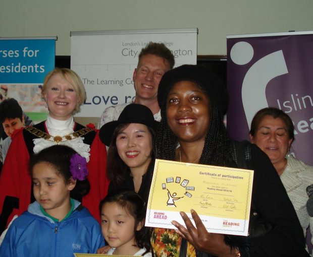 A Reading Ahead group in Islington. Photo credit: The Reading Agency