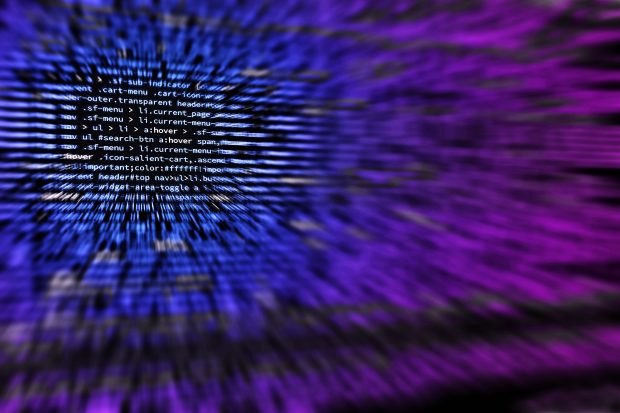 Image of words on a computer screen