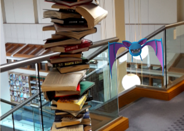 Caught in Jersey library. Photo credit: Ed Jewell/Jersey Libraries