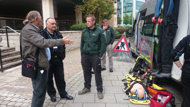 The National Flood Forum showcasing the latest equipment that can be used to protect from flooding