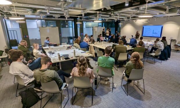 Planning Data team in a workshop