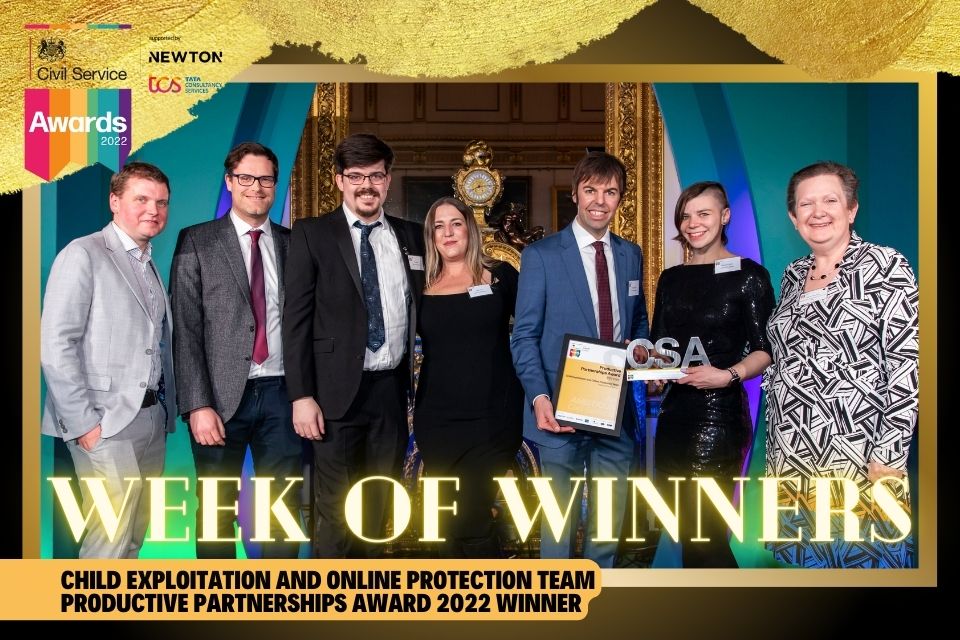 NCA top Civil Service Awards Productive Partnerships category