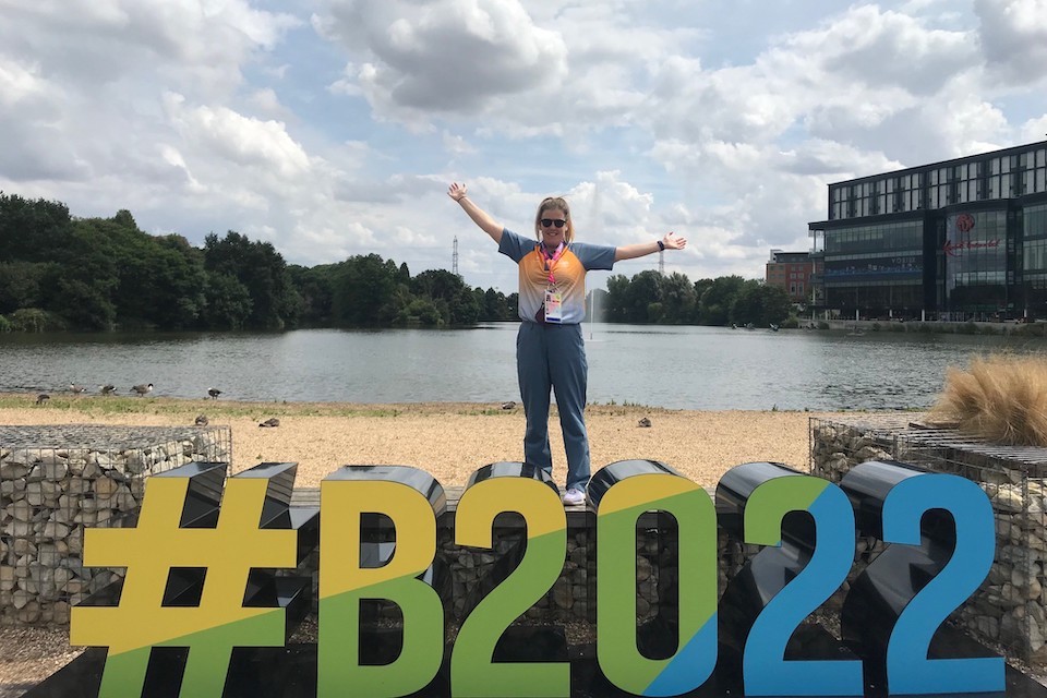 Nicola Lazenby BEIZ was a volunteer with the Commonwealth Collective at the 2022 Commonwealth Games