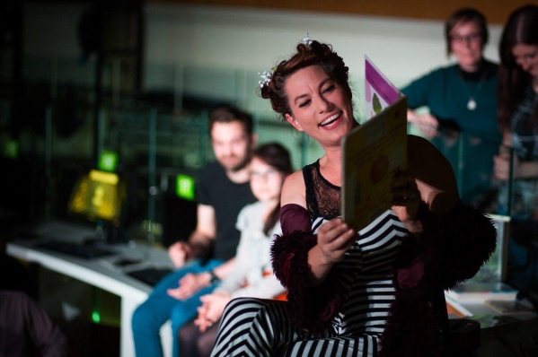 Amanda Palmer, Liverpool Central Library, October 2016. Photo credit: Get it Loud in Libraries