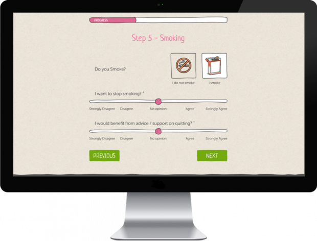 Sample OCTIGO question page