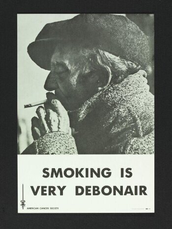 Smoking is very debonair