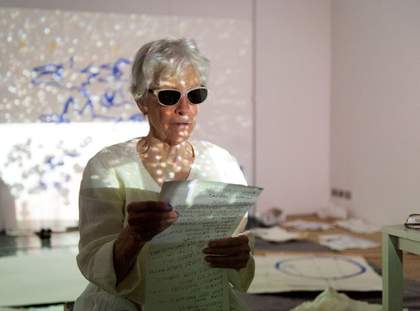 Photograph of artist Joan Jonas