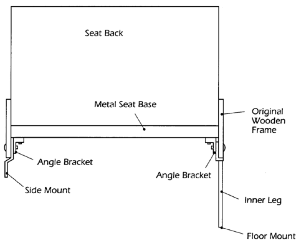 Duple dominant seat arrangement rear view ""