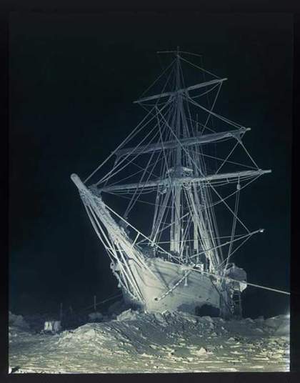 Frank Hurley The Long, Long Night Photograph negative