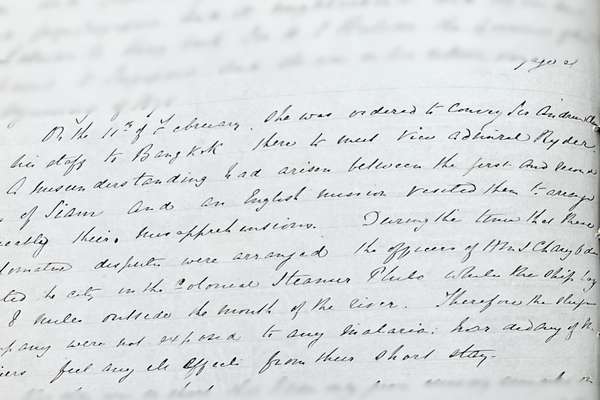 Handwritten letter