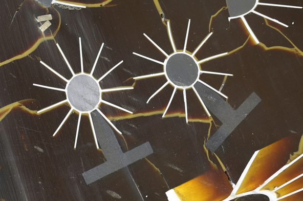 radioactive waste immobilised in polymer