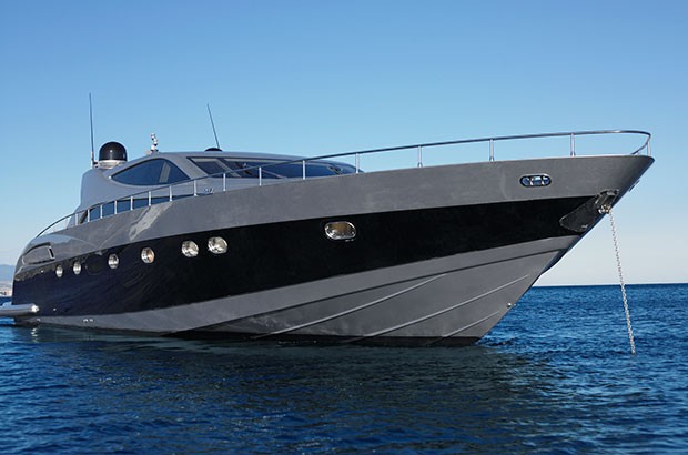 Image of luxury yacht.