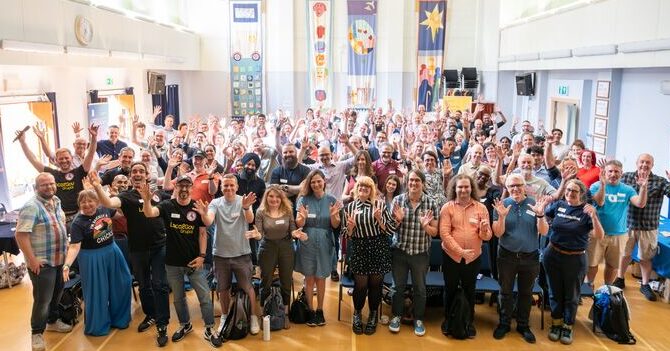 Crowd of attendees at LocalGov Drupal Camp 2025 in Westminster, UK. Photo by Jimmy Lee