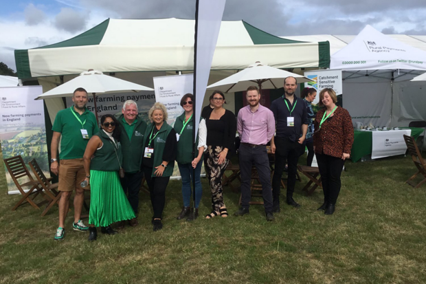 RPA colleagues at a show stand