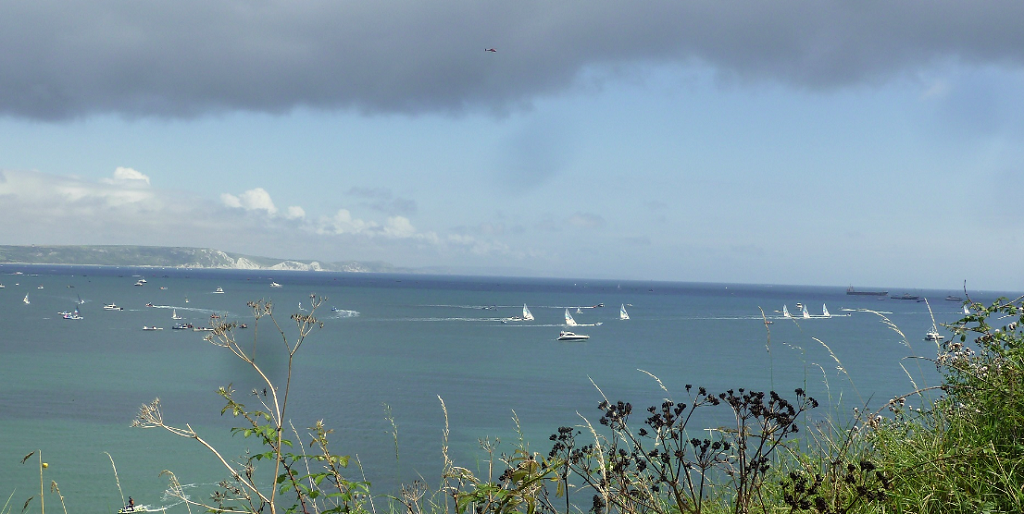 Sailing in Weymouth Bay