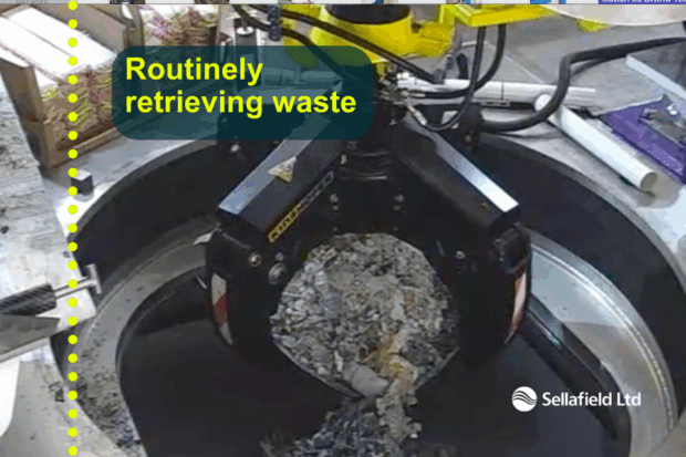 Retrievals from the Pile Fuel Cladding Silo on the Sellafield site