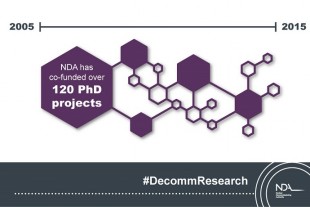 NDA has co-funded over 120 PhD projects since 2005