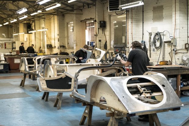 The Morgan factory at Malvern